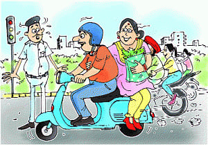Confused cops to cop out of helmet crackdown!