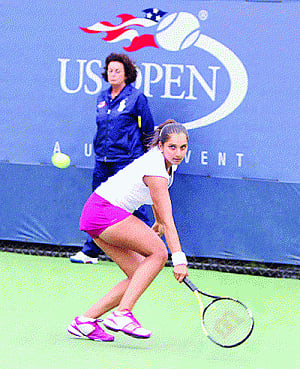 Sania advances in two events