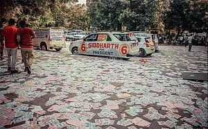 Election fever grips Delhi University
