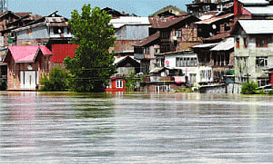 Srinagar turns into a giant lake