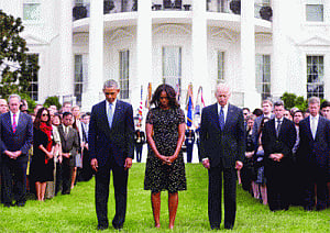 US marks 13th anniv  of 9/11 terror attacks