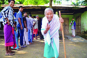 In battle of wills, UP  records 50% turnout