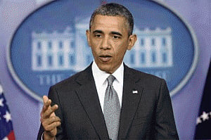 Obama condemns "barbaric murder" of British aid worker by IS