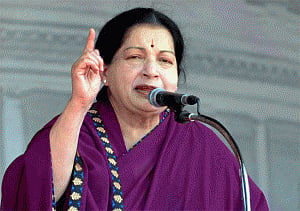 Jaya charges BJP with double standards on fishermen issue