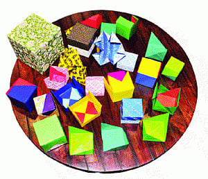 Cut, paint and fold