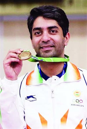Bindra breaks jinx with bronze