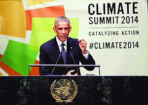 UN: Set 'new course' on climate change