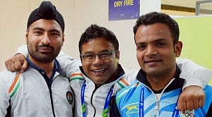 Asiad shooting: India's pistol shooters end campaign with silver