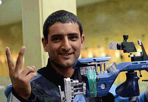India's Chain Singh wins bronze in men's 50m rifle 3 positions