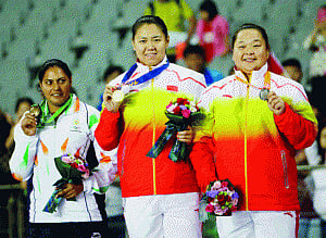 MANJU GETS SIlVER MEDAl UPGRADE