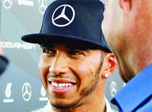 Hamilton dominates practice