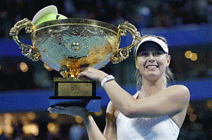 Sharapova wins China Open, back to world No.2