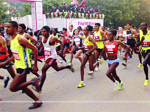 The marathon cause-way