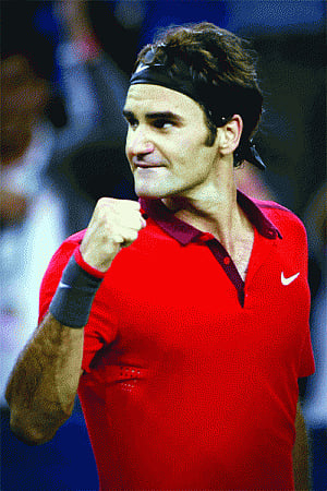 Federer in Shanghai final