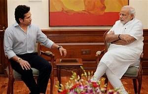 Tendulkar discusses 'Swachh Bharat Abhiyan' with PM Modi