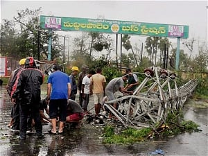 Relief operations in full swing in cyclone-hit Andhra
