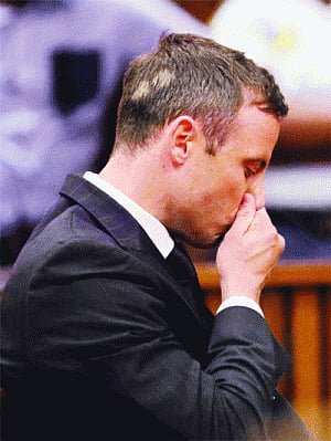 Pistorius spends first night in jail