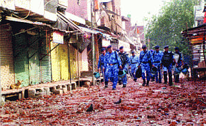 Uneasy calm prevailsas tense Trilokpurireels under curfew