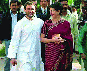 Priyanka replacing Rahul?