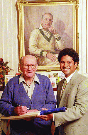 Sachin inducted into Bradman Hall of Fame