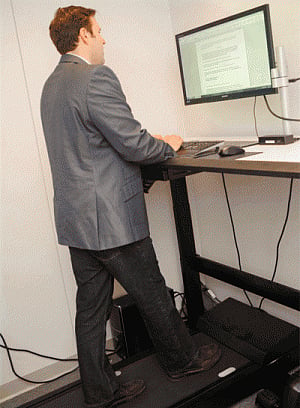 Walking workstations boost physical, mental health