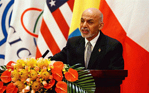 Afghan leader makes rare reference to Taliban