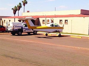 Spirited Aussie drives plane into pub's parking lot
