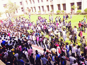 Students boycott college over battle of sexes