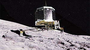European spacecraft lands on comet