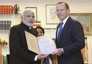 India, Australia to push civil n-deal, Modi in parliament