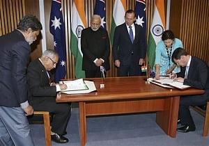 India, Australia ink five agreements