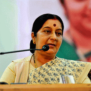 Not given up hope on missing Indians in Iraq: Sushma Swaraj