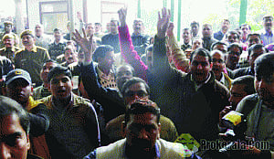 DASS employees go on one-day strike