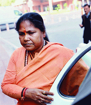 Opp sticks to its guns on Sadhvi