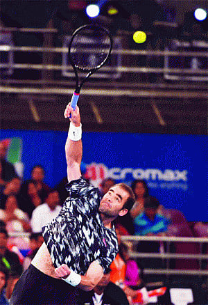 Pete, the last serve and volley artist