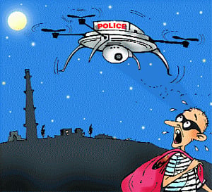 Drones to patrol Delhi at night