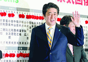 Abe re-elected in low-turnout Japan polls