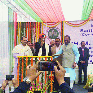 Pass muster: Venkaiah Naidu inaugurates Sarita Vihar underpass