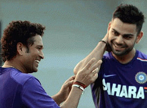 Kohli surpasses Tendulkar on Twitter to head list