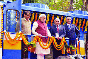 No privatisation of Railways: Modi