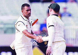 Match drawn, series lost