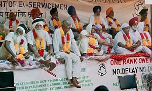 Ex-servicemen want to meet PM, may step up protests
