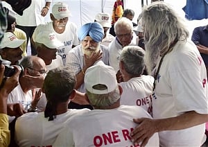 OROP: Split in veterans group, key member walks out