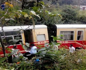 Kalka-Shimla toy train derails, two foreigners killed