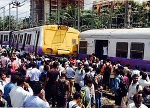 Suburban train derails in Mumbai, services hit