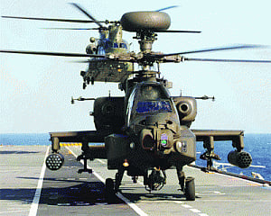 India to buy 22 Apache, 15 Chinook choppers from US