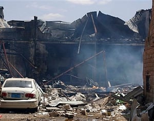 Mosque bombing in Yemen capital kills at least 25: medics