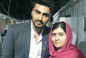 Arjun Kapoor star-struck by Malala Yousufzai