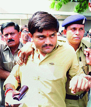 Setback to Hardik in 'sedition charge' plea