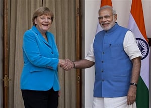 Modi, Merkel talk ways to boost trade, 18 MoUs inked